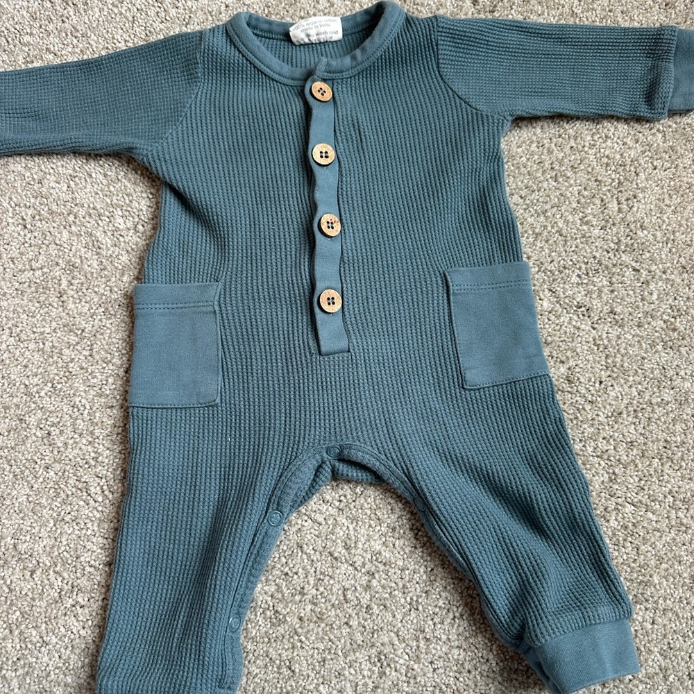 City Mouse One Piece with Ribbed Knit Fabric